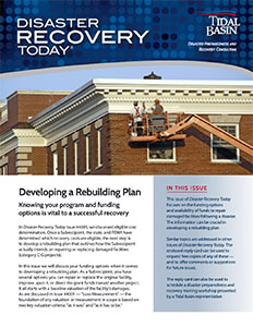 Developing a Rebuilding Plan - Tidal Basin Group