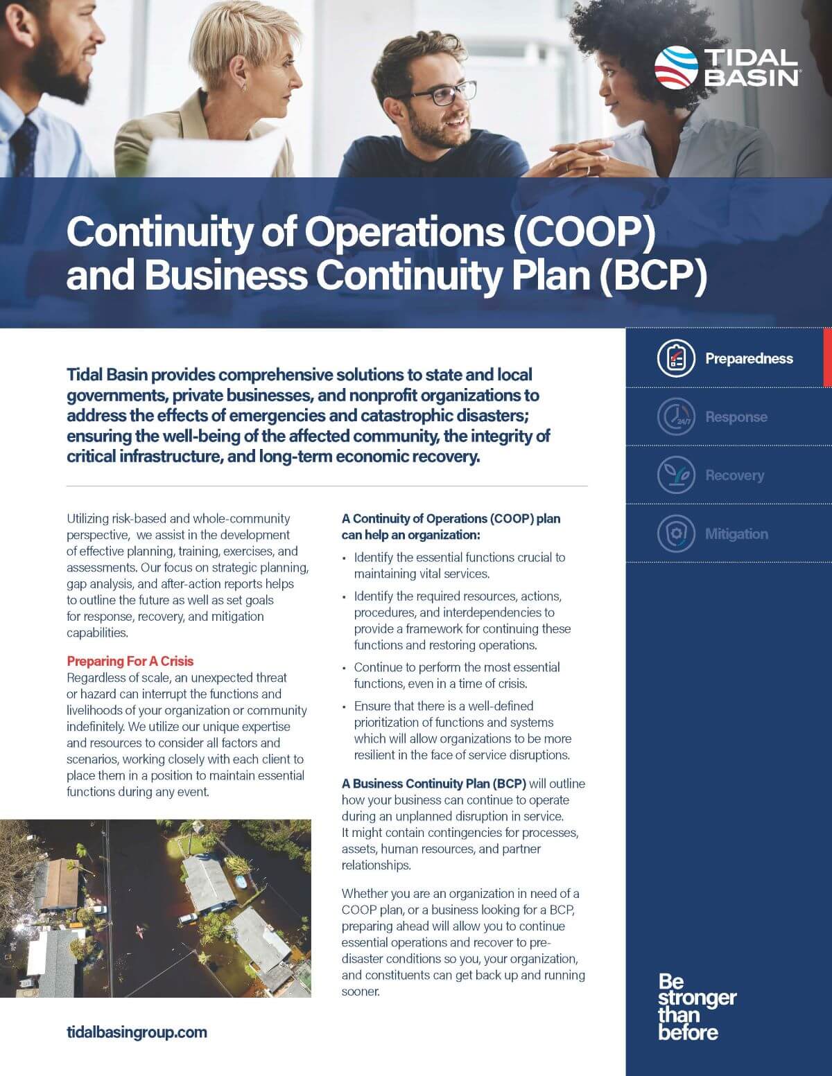 Continuity of Operations (COOP) and Business Continuity Plan