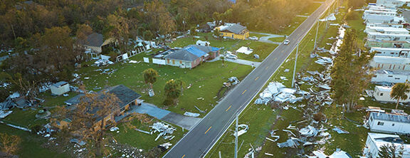 rural houses destroyed by tornado