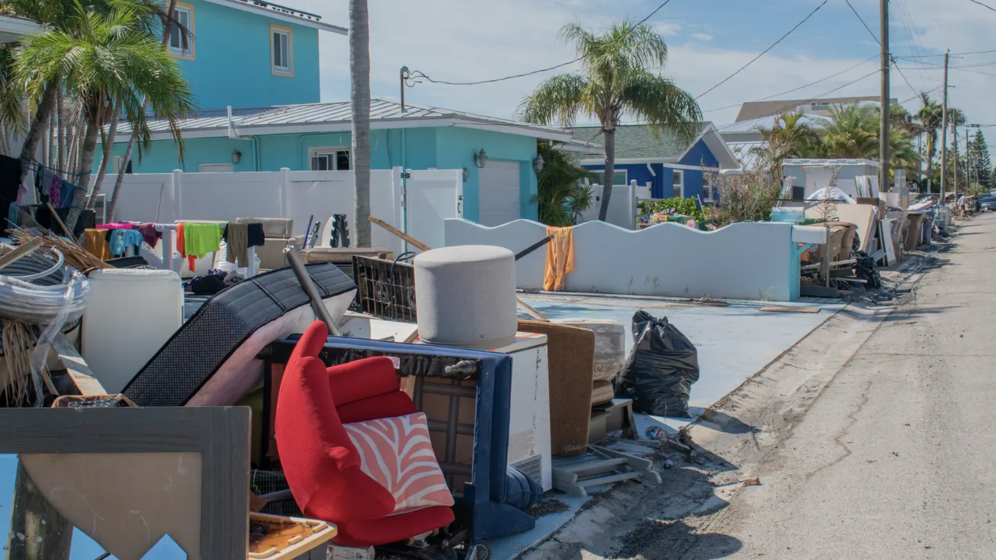 Hurricane Helene aftermath in Florida